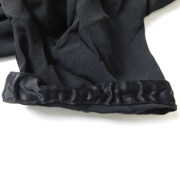 Vintage St. Gillian by Key Unger Women Dress 6 Black Beaded Short Sleeve - Picture 13 of 13